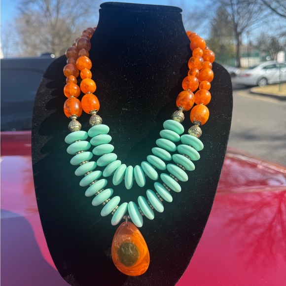 - LIVE SHOW STATEMENT NECKLACE ZUMA - Picture 6 of 10